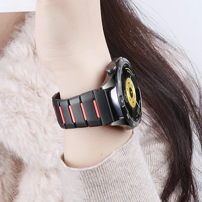 Metal Strap for Huawei watch GT5 Pro 46mm stainless steel Watchband for Huawei watch GT6/GT5/GT4 41mm 46mm Sport Correa Bracelet
