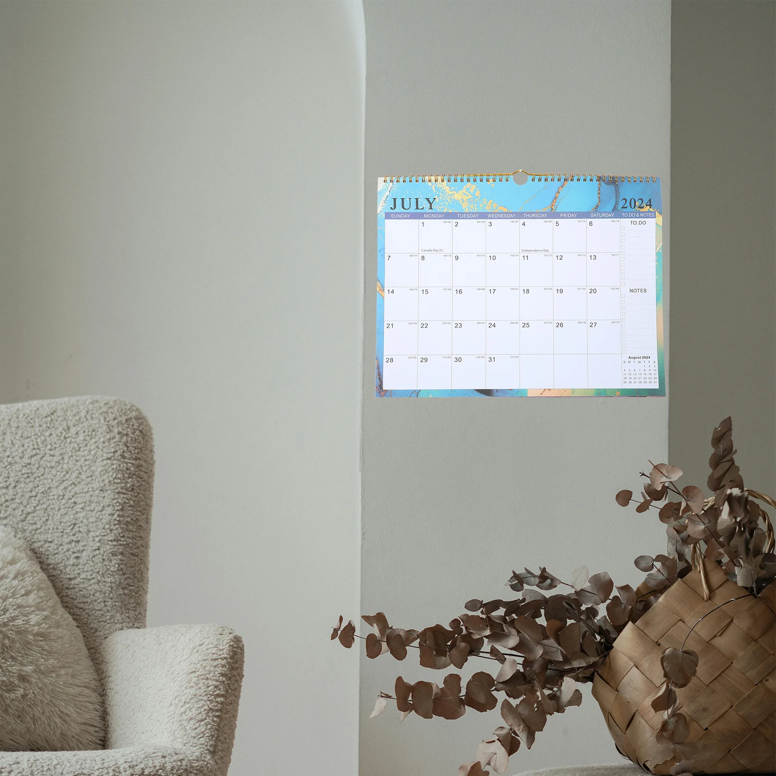 

Подвесной календарь, простой стиль, прозрачный знак даты, праздничный настенный ежемесячный календарь, практичный бытовой ежедневник, аксессуар для дома