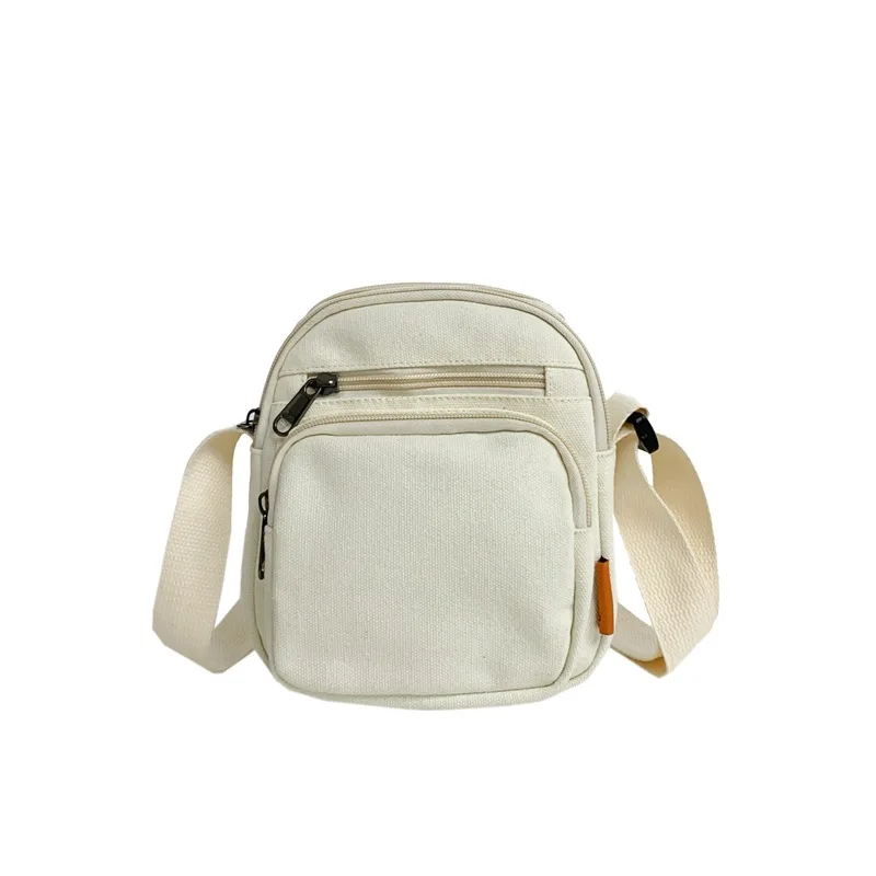 

Холщовая сумка через плечо для женщин, маленькая квадратная повседневная сумка, минималистичная легкая повседневная сумка, универсальный стиль