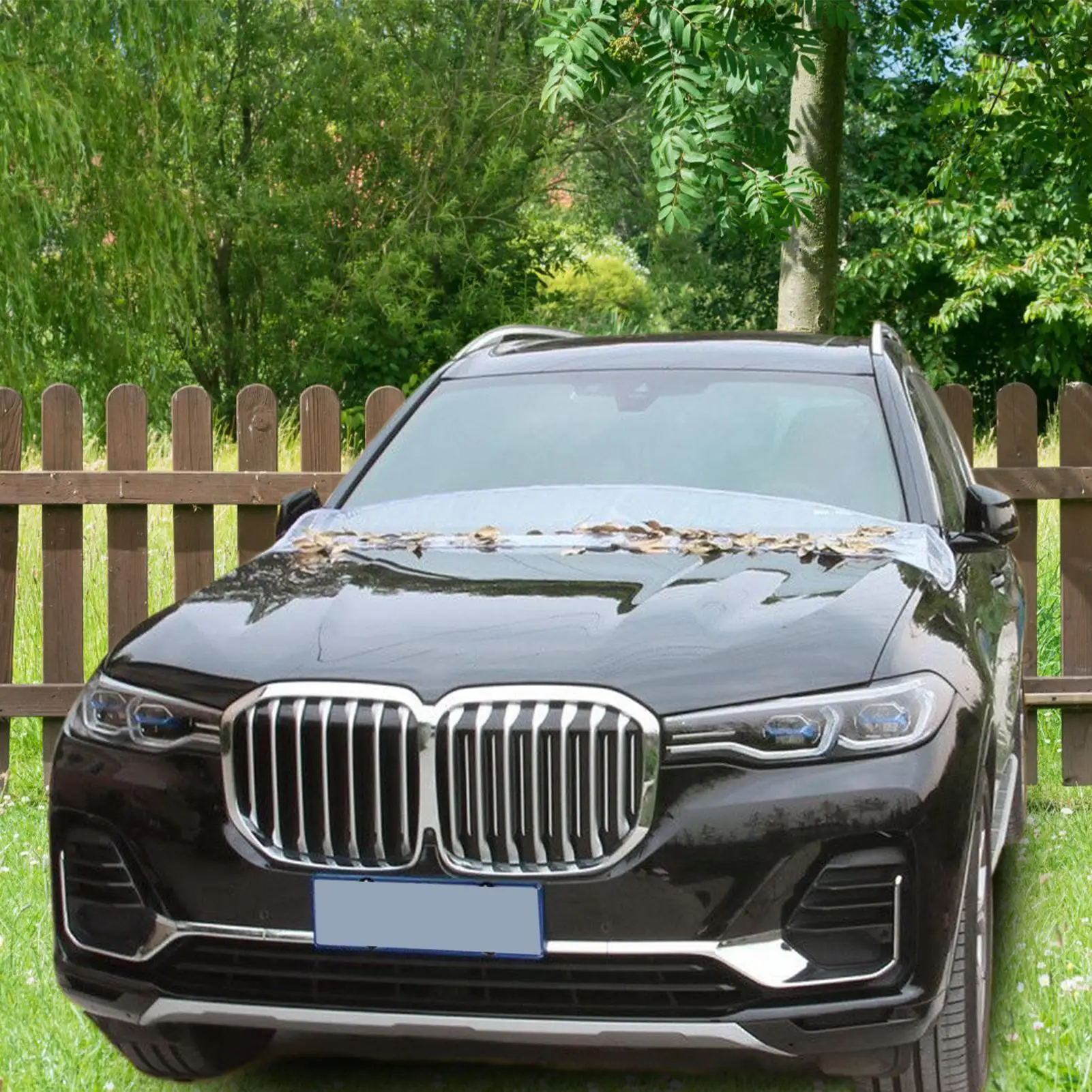 حوض المطر للزجاج الأمامي للسيارة، غطاء حماية للأوراق المتساقطة، وسادة مقاومة للغبار، حماية ضد الماء لخريف وشتاء #4