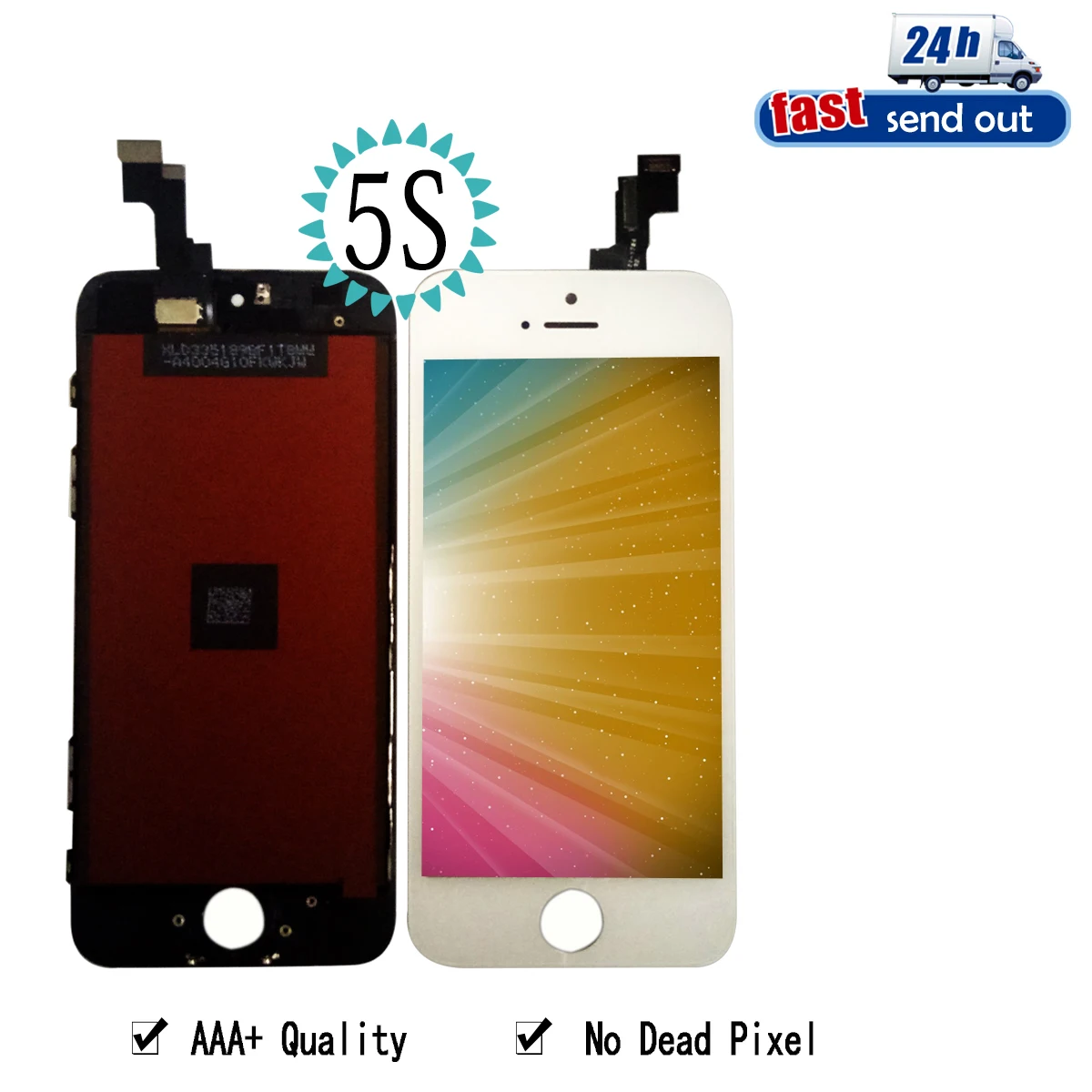 

Replacement LCD Display For iphone 5s LCD Touch Screen Digitizer For iphone 5s Assembly Tested No Dead Pixel