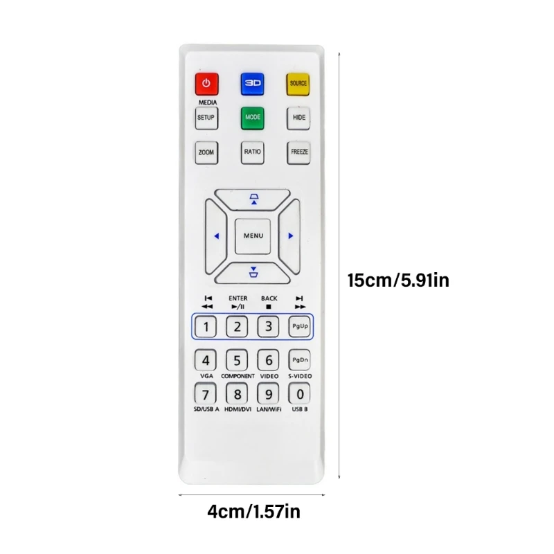 Control remoto preciso del proyector para EVS60H, característica eficiencia esencial para salas reuniones