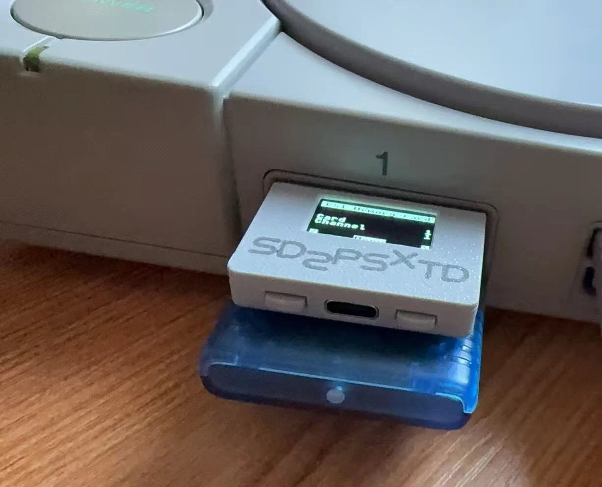 Tarjeta de Memoria Universal SD2PSX para Consolas PS1/2, Ranura para Tarjeta TF, Fabricación SMT Chapada en Oro, Diseño Compacto