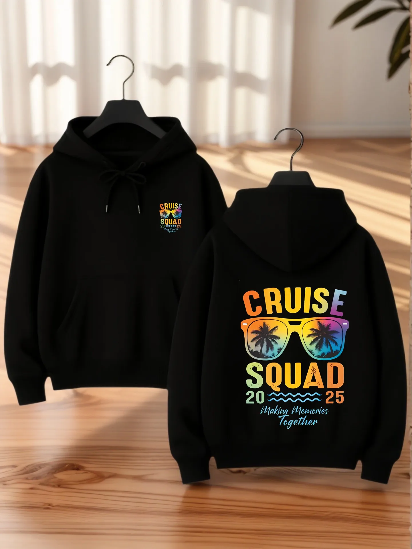 

Essential Hoodie, Letter Print, Casual Aesthetic, Soft Fabric, Casual Everyday Wear, For Teens