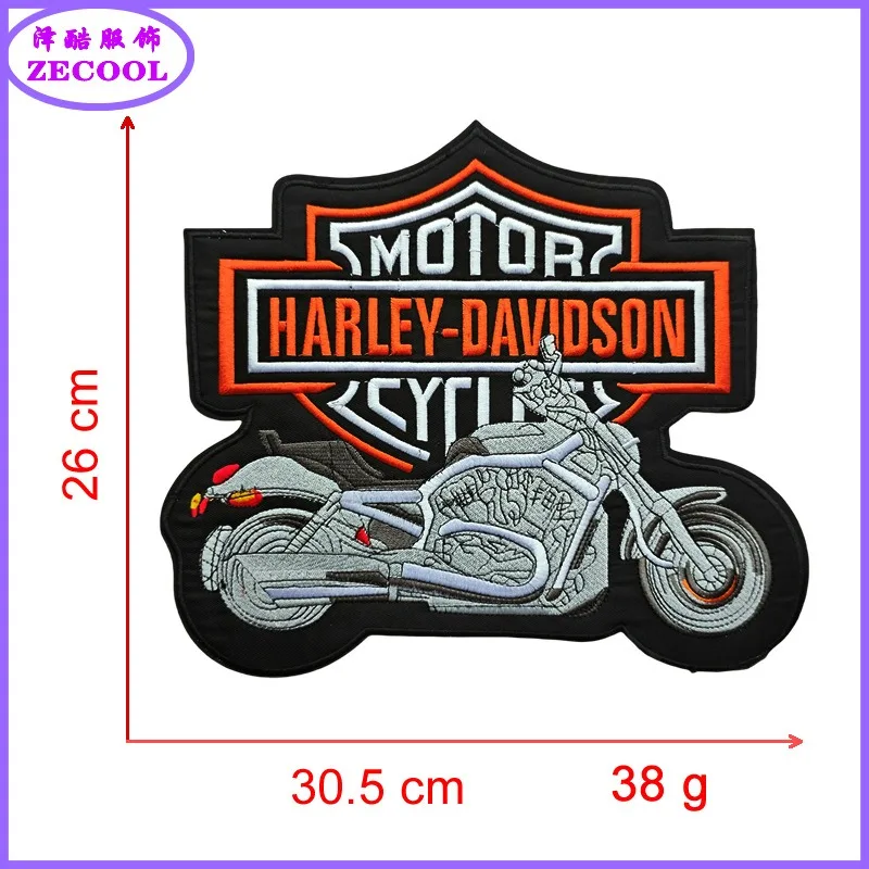 Patch Bordir Elang Punk untuk Lengan, Ransel, Pakaian, dan Gantungan Kunci Gaya Harley Davidson