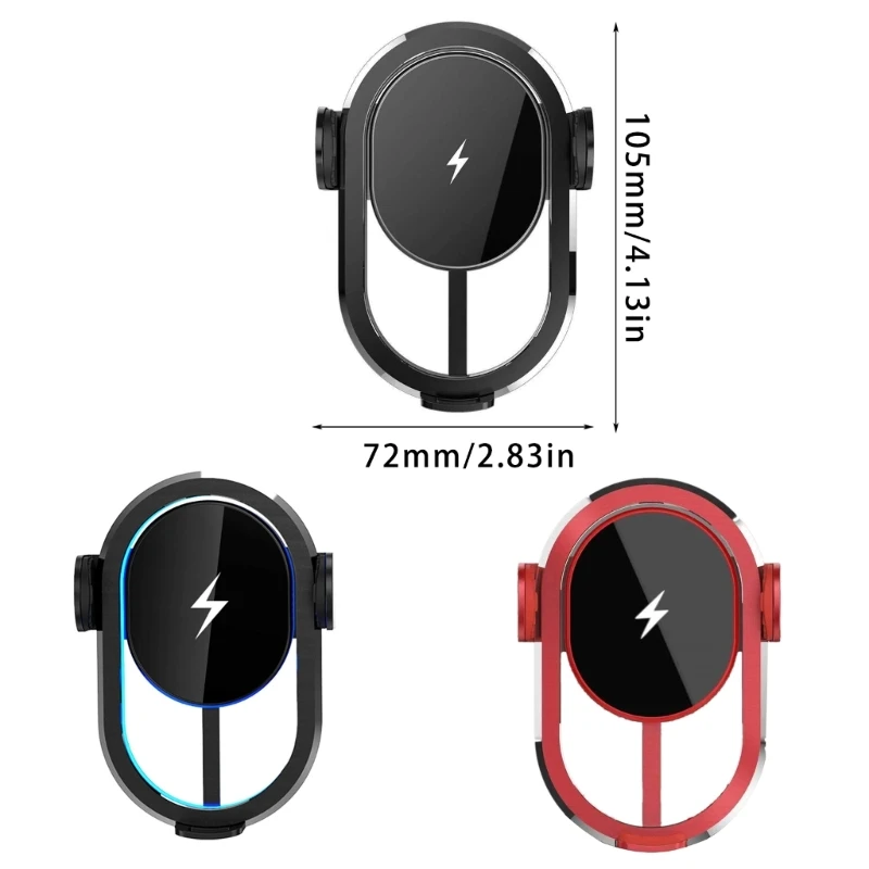 Suporte telefone para carro com indução magnética inteligente, rack para painel ventilação, suporte montagem, rotação