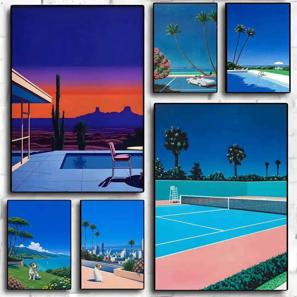Stylist H-Hiroshi Nagai Poster Advanced Aesthetic Self-adhesive Printing Paper Wall Art For Living Room Home Decor