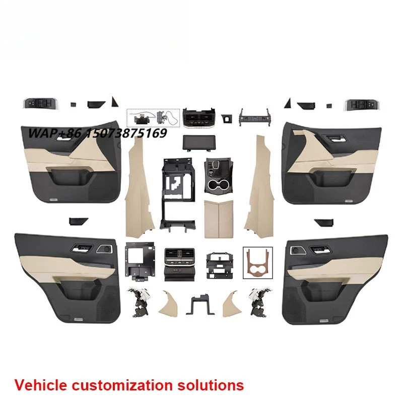 Land Cruiser LC200 Dashboard Conversion Kit LC300 Style Interior Upgrade With Screen Navigation