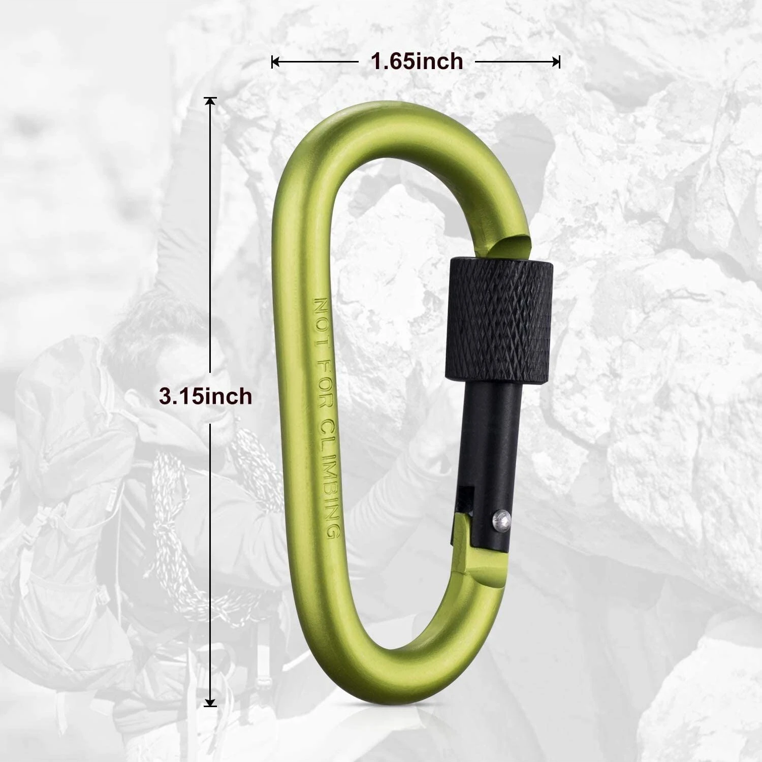 Tactical Carabiner Tourist Carabin Clip Keys Keychain Set Aluminum Alloy Camping Survival Buckle Multi Tool Key Holder