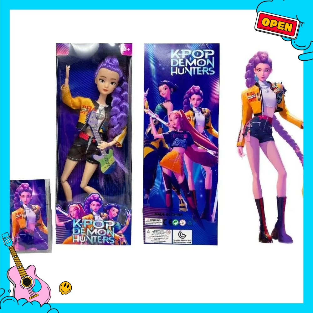 

2025 Kpop Demon Hunters, набор игрушек-фигурок-Руми Мира Zoey HUNTR/X, куклы принцессы, красивая пластиковая коллекция «сделай сам» для