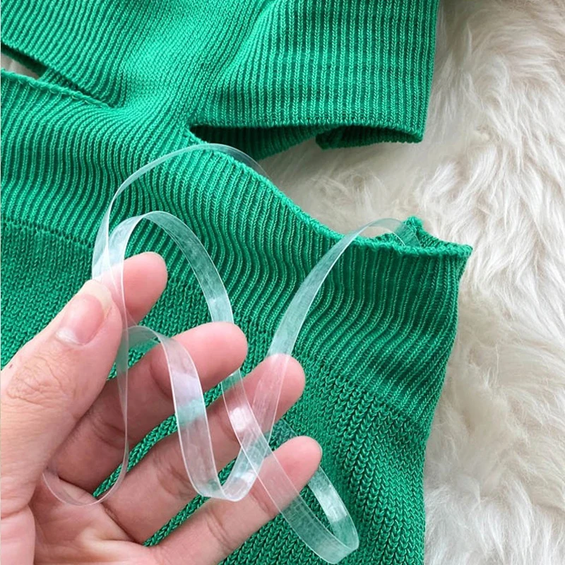 YuooMuoo Chic Fashion Sexy Wrap Hips Split Knitted Summer Dress Women Cut Out Waist Bodycon Long Dress Streetwear Outfit Vestido