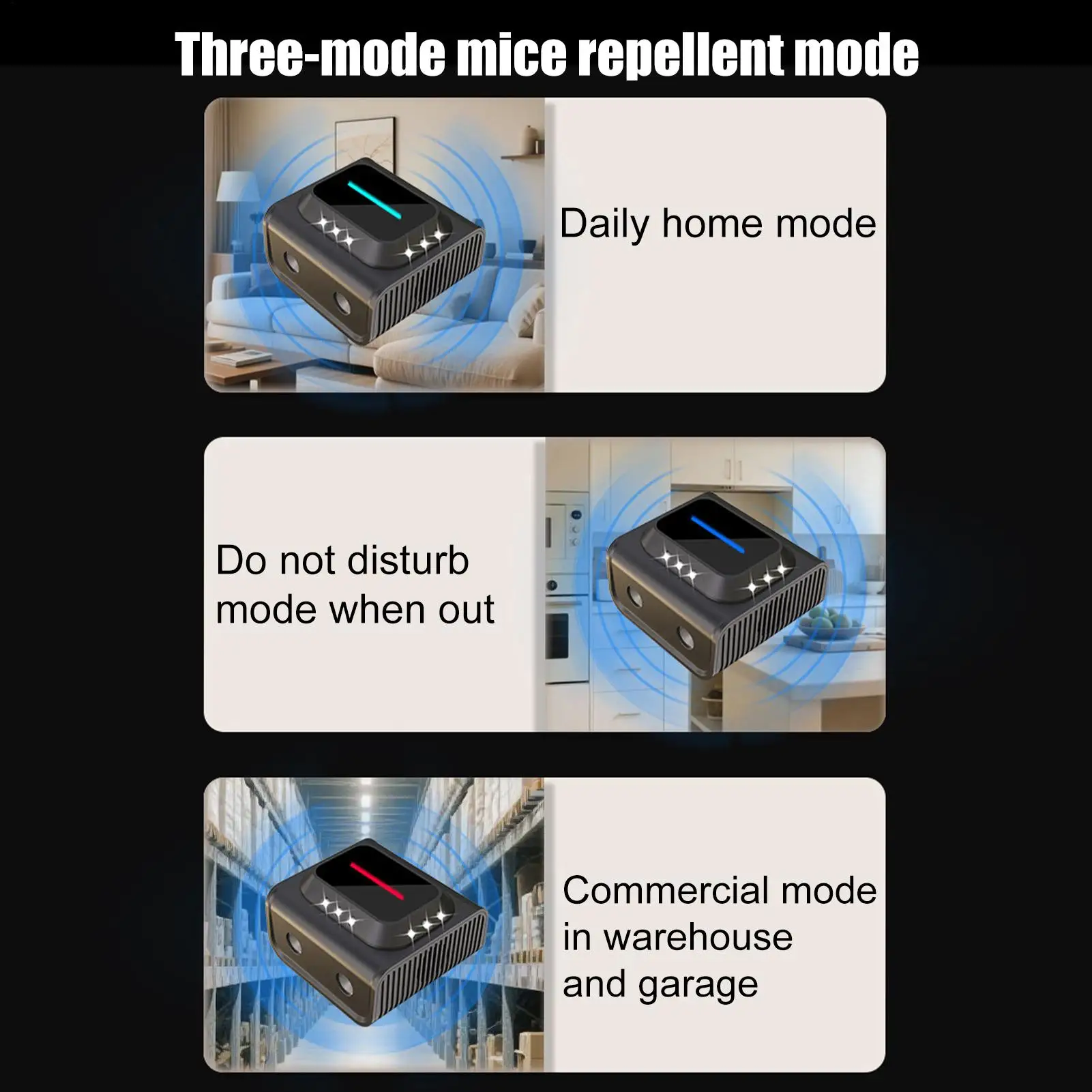 Variable Frequency Animal Management Color Changing Animal Solution With Green Blue Red Lights Electronic Roof Warehouse Control