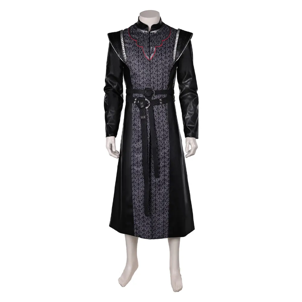 Männer Daemon Cosplay Mantel Kostüm Robe Kleid Gürtel Film Drachen Rollenspiel Erwachsenen Anzug Outfits Halloween Karneval Party Kleidung