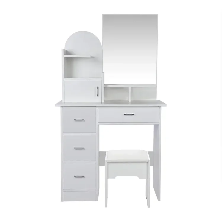 

#For Mirrored Vanity Dressing Table Make Up Table with Mirror and Cabinet Customized Dressing Table Bedroom Furniture