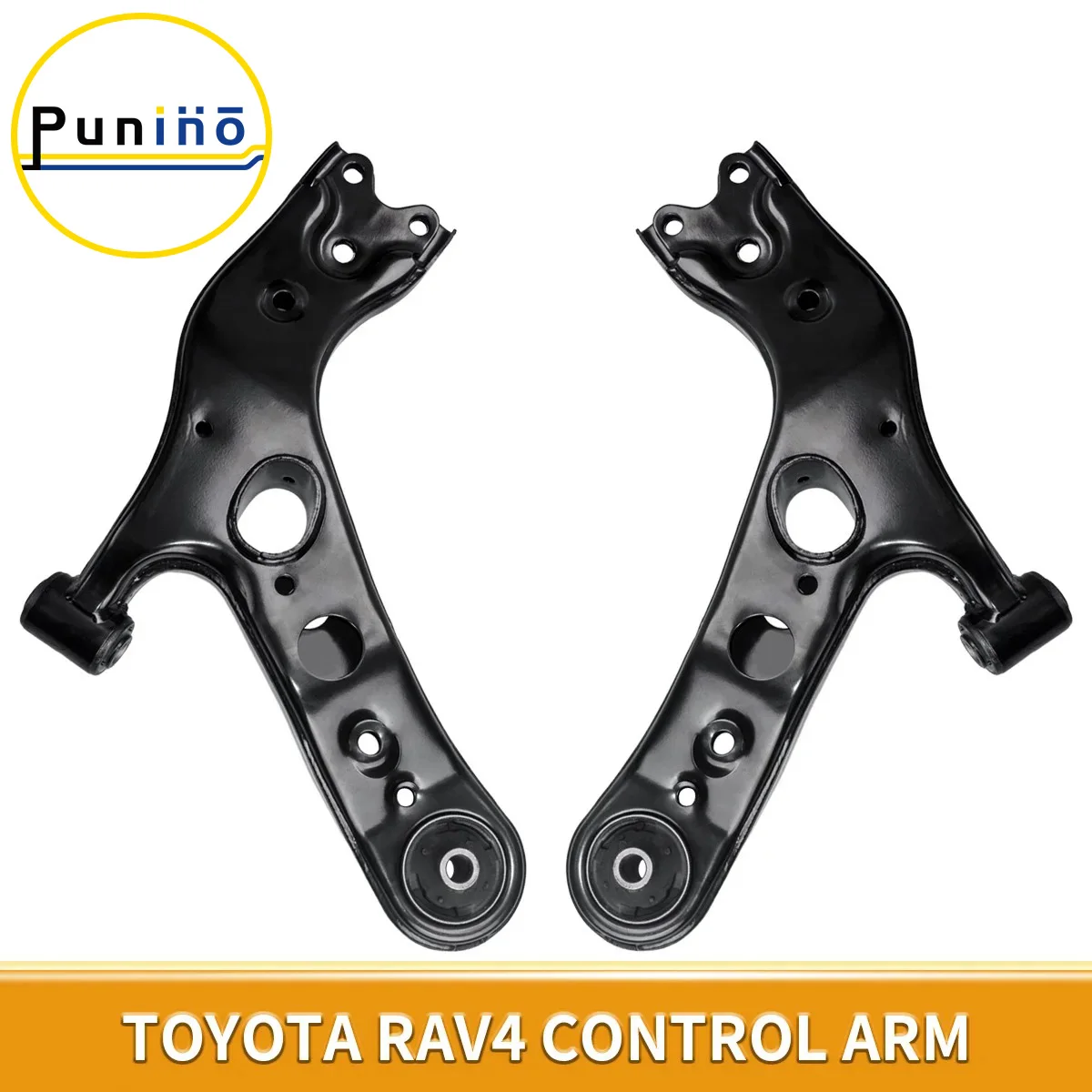 Punino 2pcs Front Lower Control Arms Suspension Kit for TOYOTA RAV4 LEXUS NX200T NX300 NX300h 2006 2007 2008 2009 2010-2019