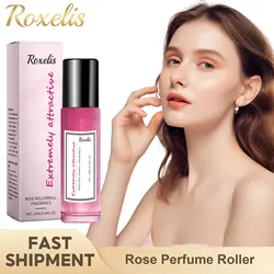 Rose Parfum Roller Verse Plant Feromoon Bloemengeur Straalt Vrouwelijke Charme Verpletterd Verlichten Dating Ongemakkelijke Geur Vrouwelijke Parfum