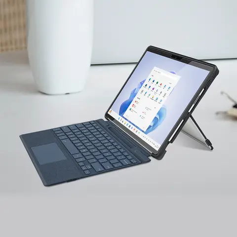 Skyddande skalfodral för Microsoft Surface Pro 11/10/9/8 13-tums stötsäker laptopfodral kompatibelt med Type Cover-tangentbord 6 best sales Microsoft Surface Pro 9-fodral - №6