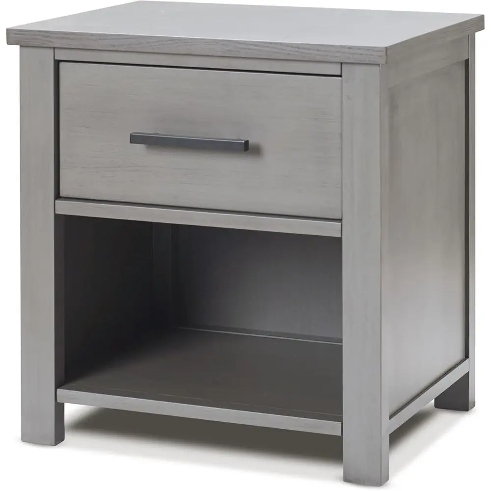

Children's Bedroom Nightstand with Storage Shelves for Nursery or Infant's Room