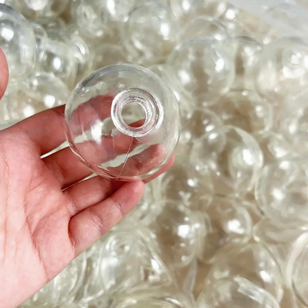 Clear TPR Empty Ball Shell DIY Squishy Relief Squeeze Toy with Sealing Plug Blank Skin Fillable Bubble Ball Squeeze Fidget Toy