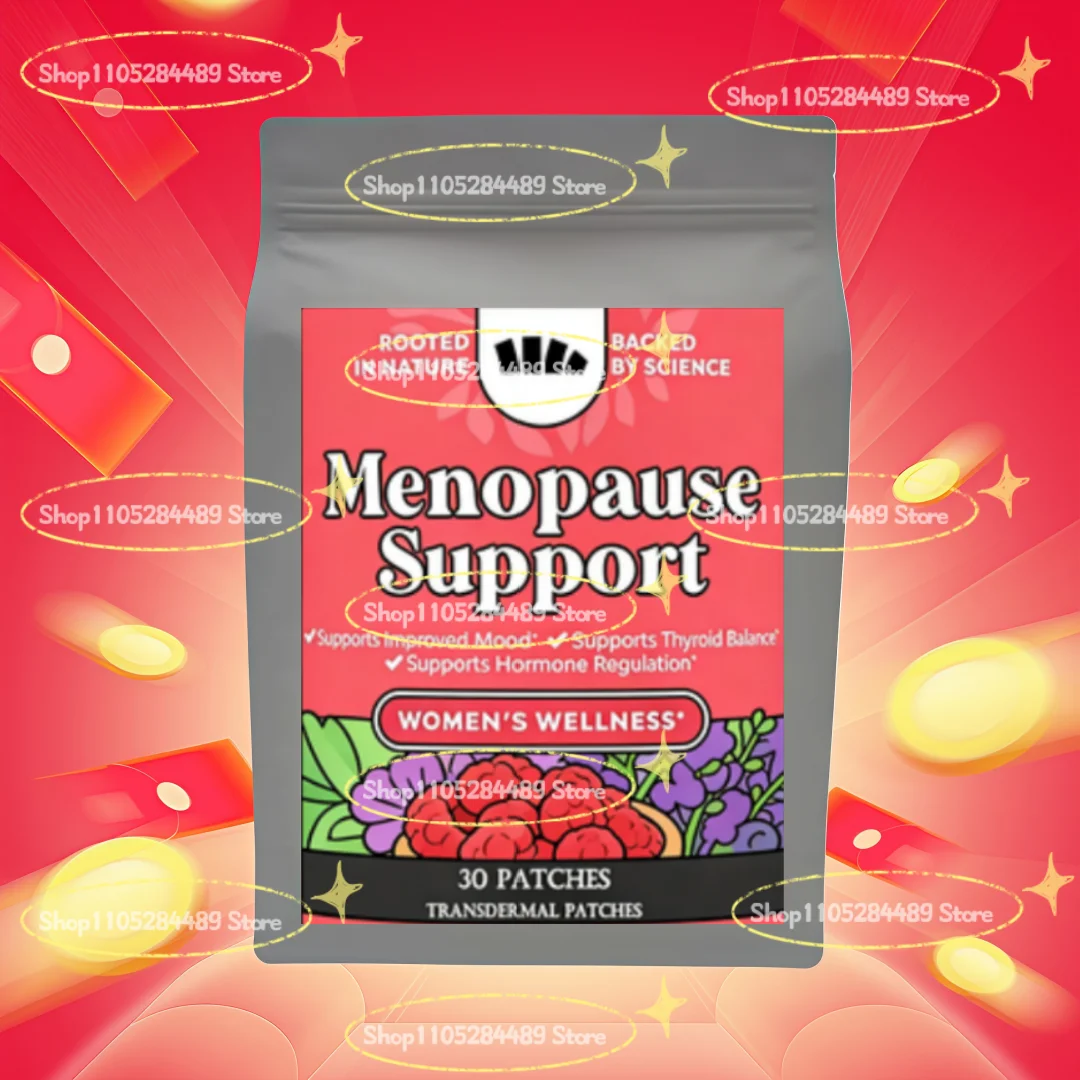 Menopause Complex Transdermal Patches- Hot Flashes, Mood Swings, Hormone Balance 30 Patches