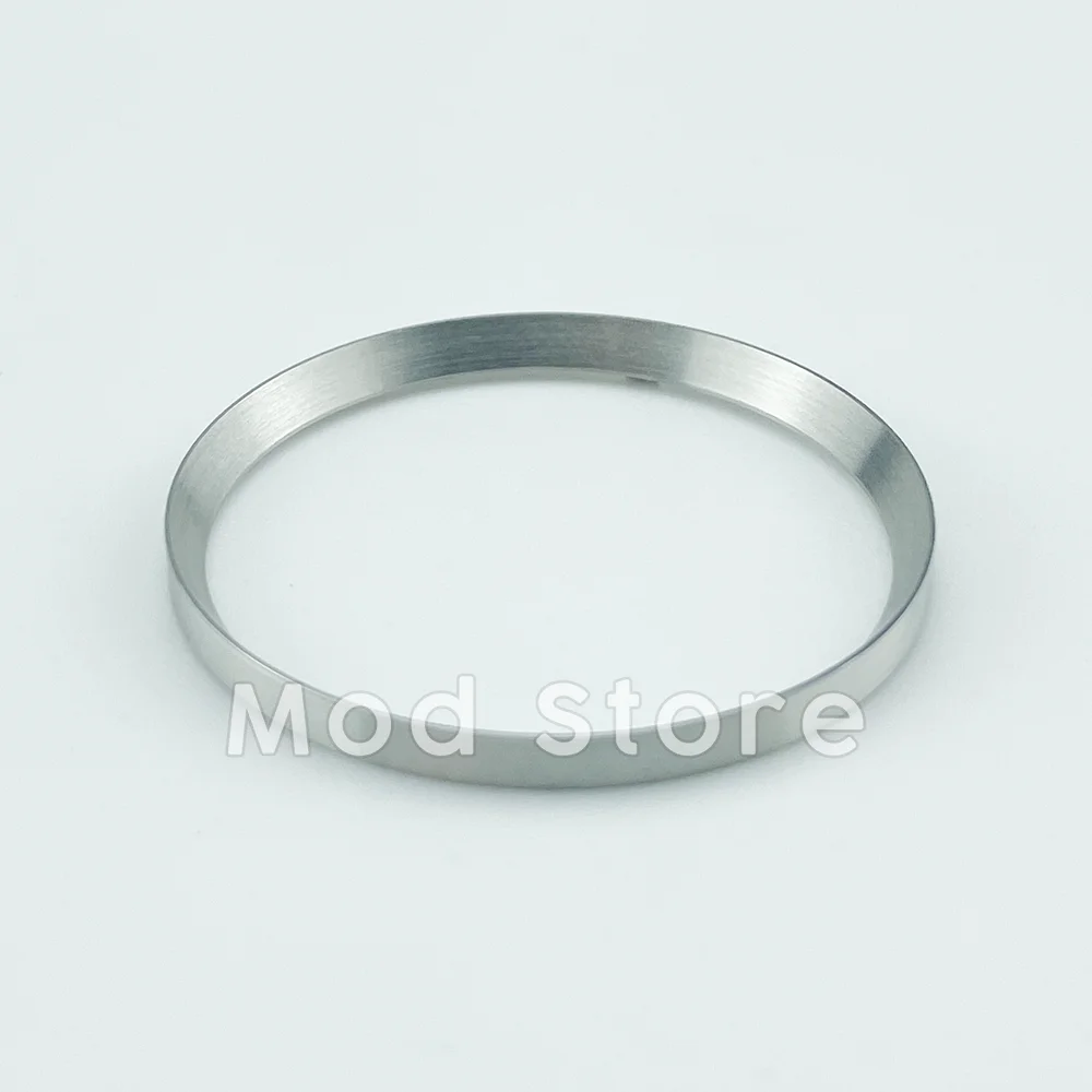 Anillo de acero inoxidable con acabado cepillado, sin marcar, plata, SKX007/SKX009/SRPD, novedad