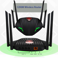 2.4G 5G Wifi Signal Booster wireless signal repeater Wifi Router External Antenna Wireless Router 1200M Gigabit WiFi Amplifier