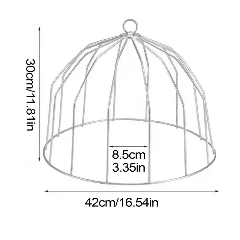 Chicken Feeder Guard Duck Feeder No Clutter Guard No Clutter Duck Feeder Cage For Feed Trough Farm Animal Treat Container Covers