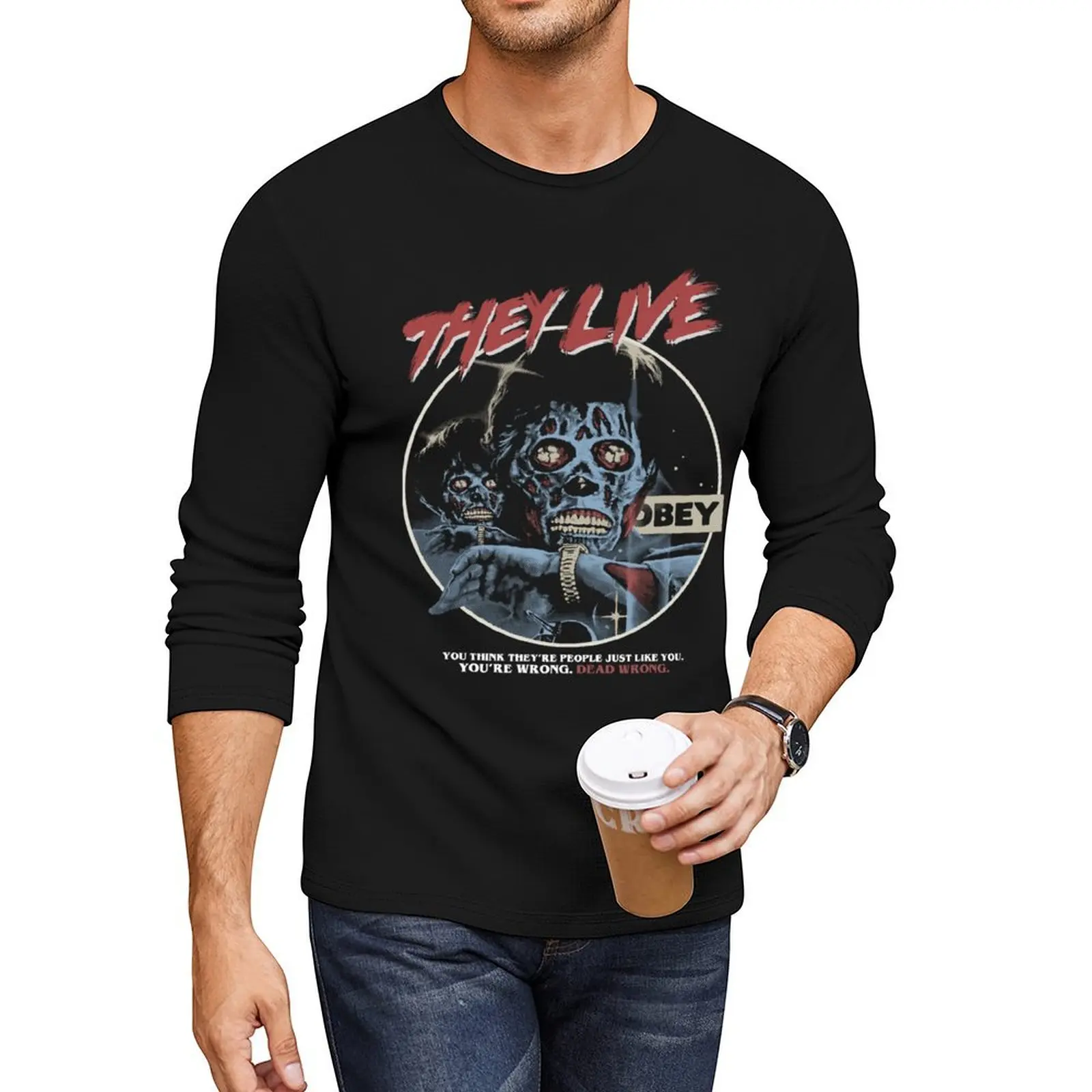 

They Live, John carpenter, horror Long T-Shirt T-shirt for a boy boys animal print shirt quick drying t-shirt men t shirt