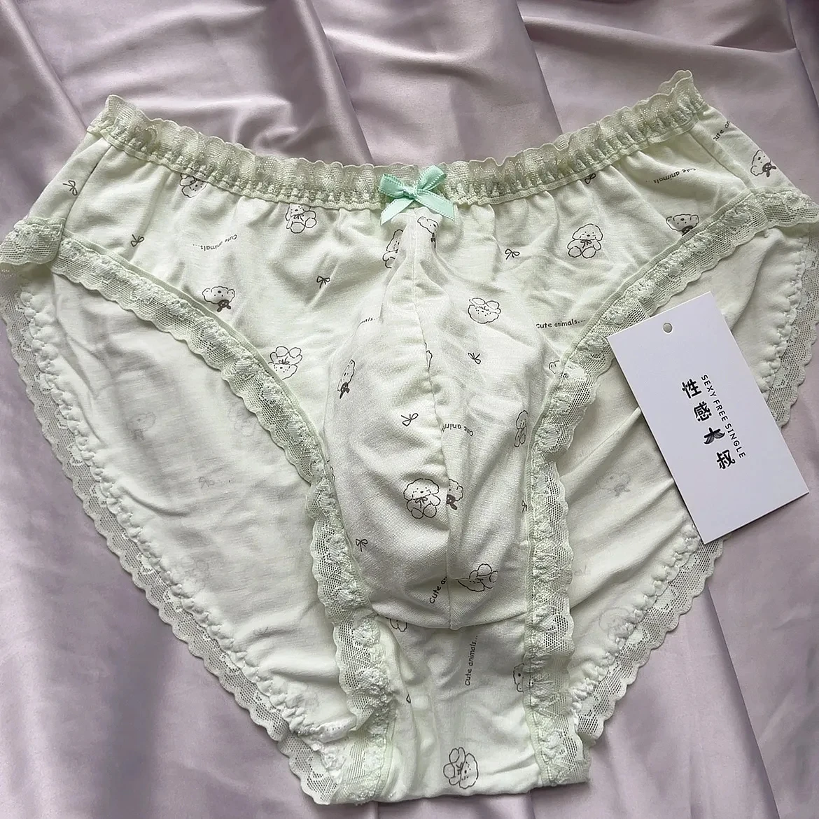 

Мужские трусы ручной работы с кружевным краем для танцев, диджейских выступлений, клубов, баров, костюмов, личных мероприятий, ЛГБТ-вечеринок, для бойфрендов