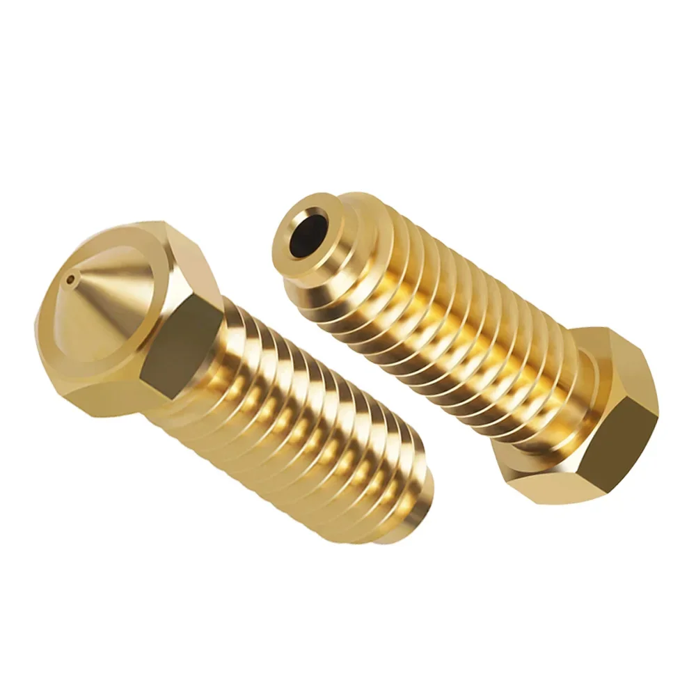 2pcs Volcano Nozzle For 1.75mm Filament Brass Hard Steel Nozzles For Anycubic Kobra 2 Kobra 2 Neo Pro Plus Max 3D Printer Parts