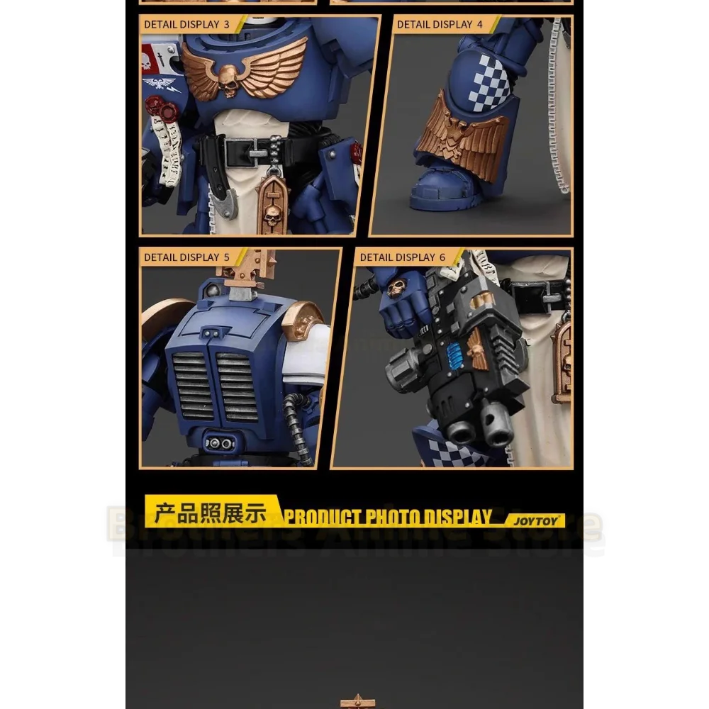 

JOYTOY Dark Source Warhammer 40K Ультрамарины Капитан в Терминаторе Броня 1:18 подвижная фигурка солдата