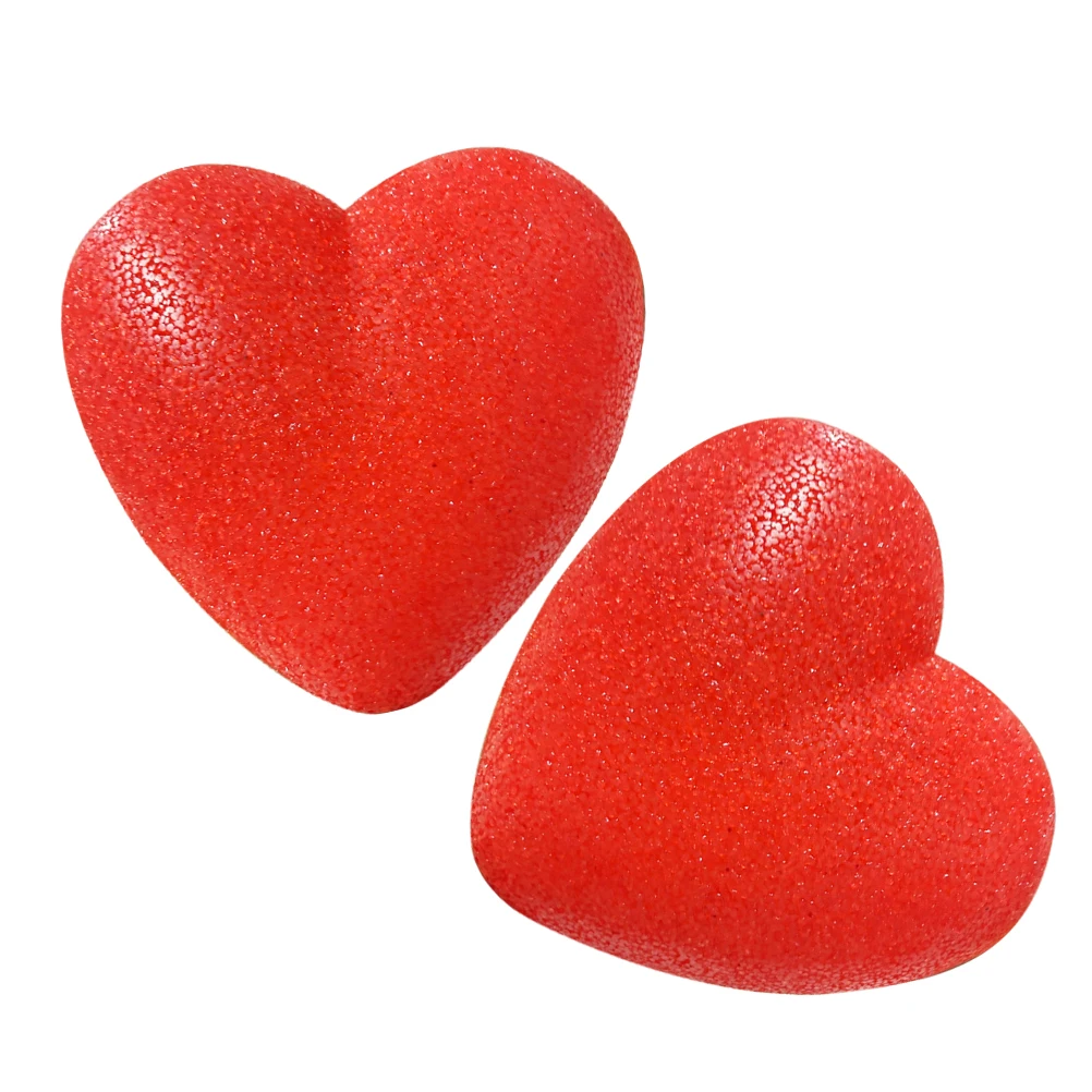 

2Pcs Heart LED Lights Valentine Decorations High Brightness Red Color Stage Props Valentine Heart Decorations Night Light Gifts