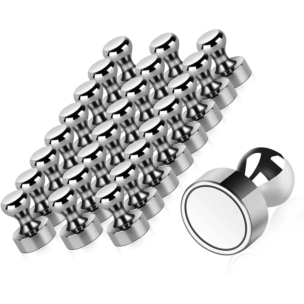 Pioneses Magnéticos de Neodimio en Forma de Cono de Alta Resistencia, Extra Fuertes, Reutilizables, para Tableros Metálicos, Ideales para Pizarras Blancas