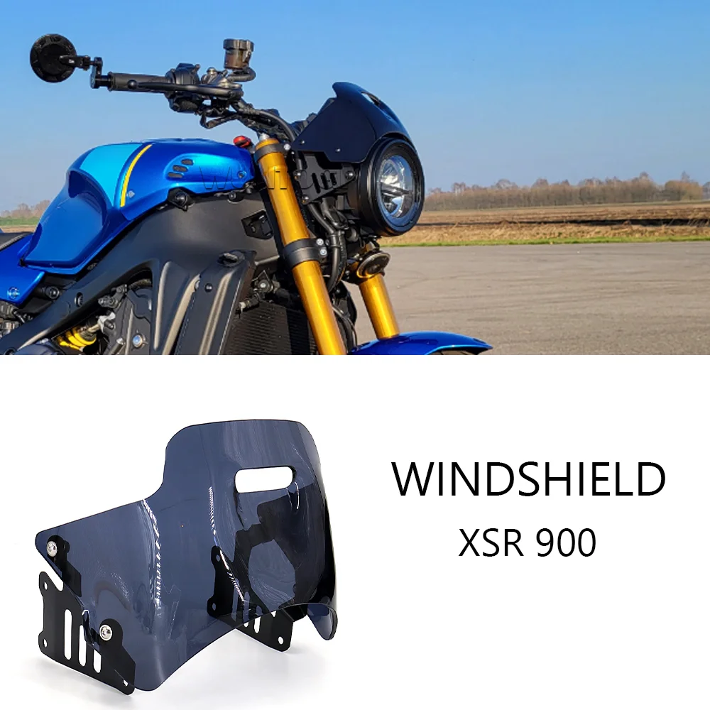 

for YAMAHA XSR900 2022-2023 Motorcycle Windscreen XSR 900 Accessories Air Deflector XSR900 Headlight Fairing XSR900 Sun Visor