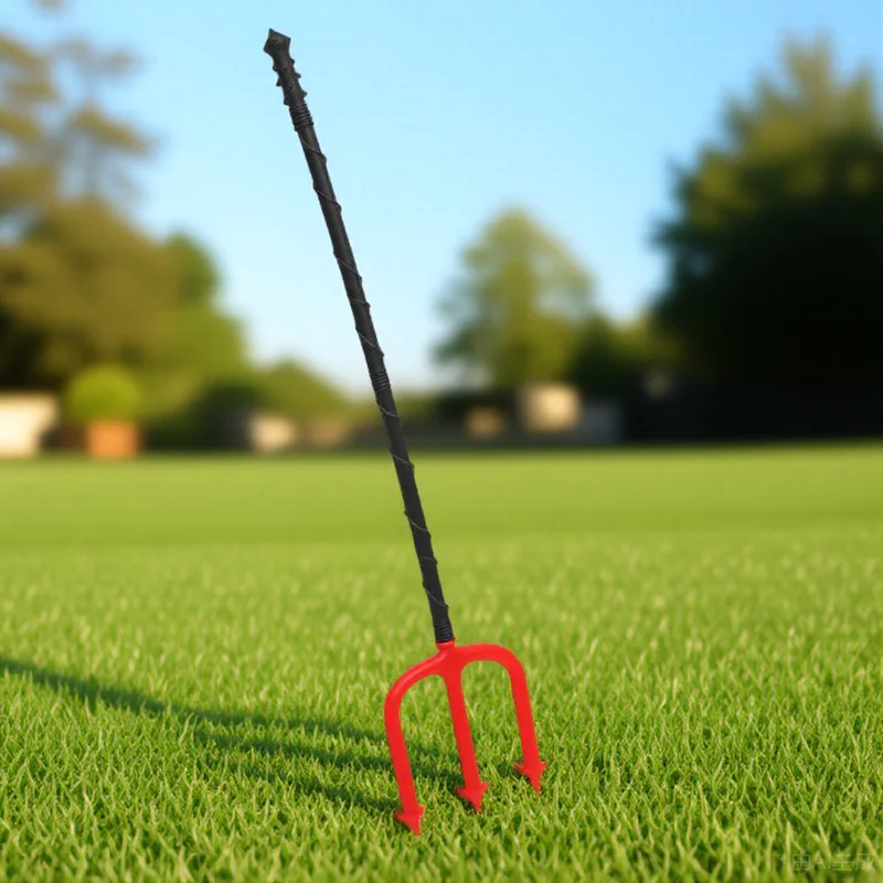 1pc Devil Fork Prop Detachable Lightweight Smooth Handle No Burrs For Halloween Costume Demon Cosplay Decoration Accessory