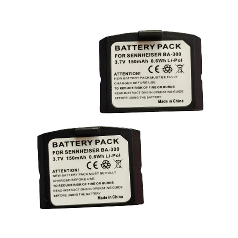 HC-BA300 NCI-PLS100H 3.7V Battery 500898 for Sennheiser IS-410,IS-4200,RI-410, RR4200, RS-4200, Set 830/840/900