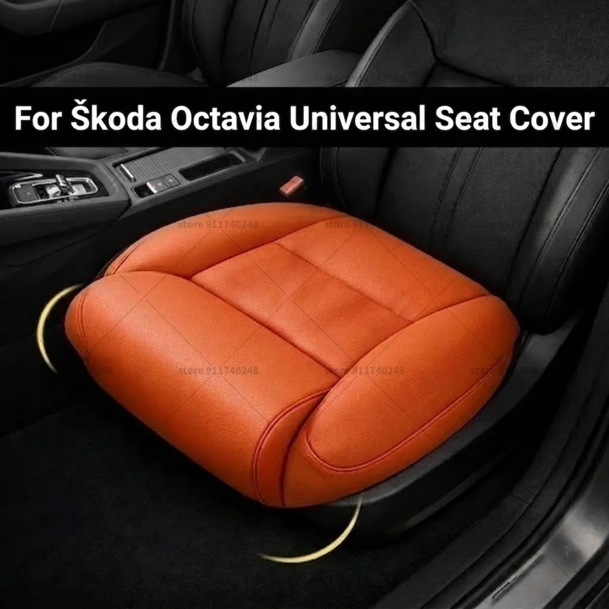 

Подушка-удлинитель для ног из пены с эффектом памяти для Skoda/Seat, кожаная, для поддержки бедер, аксессуар для интерьера автомобиля