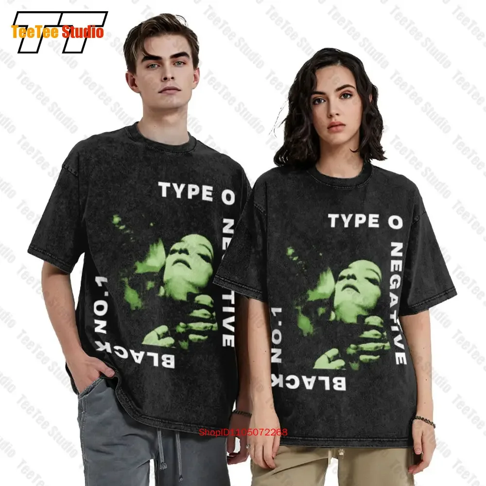 Y2K Type O Negative Black No 1 Vintage Oversized T-Shirt Hope Fear Alstyle Sz Medium JD3U