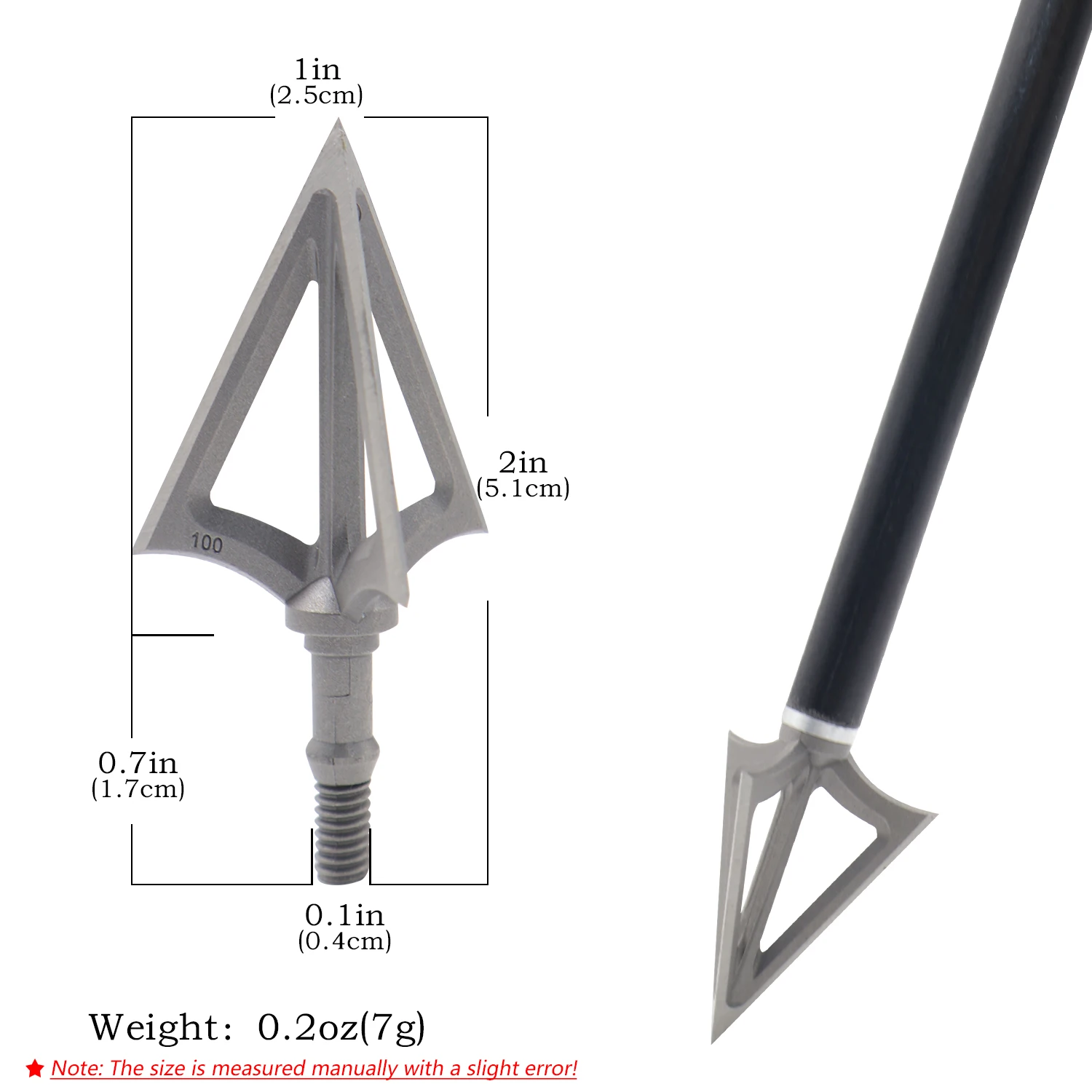 Arrow Tips 6 Sets Replaceable Arrow Blade Points Durable Archery Accessories For Outdoor Bow Shooting Practice Halloween Gift