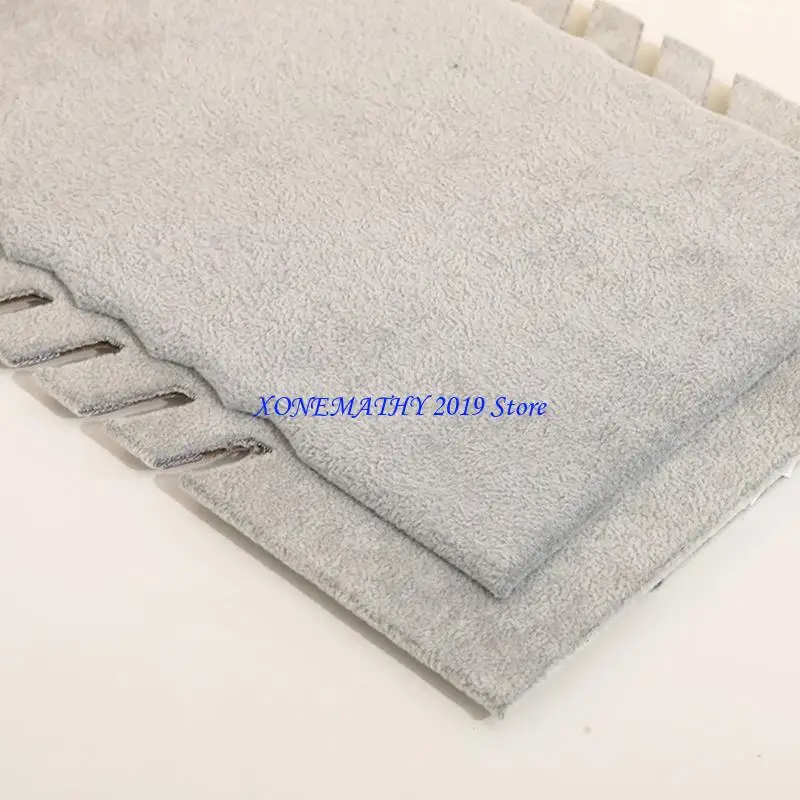 F42F Wszechstronny stojak na naszyjniki z miękkiej flaneli dla miłośników biżuterii i sprzedawców detalicznych zapewnia i