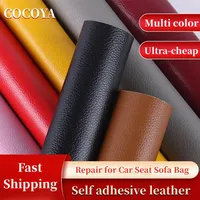 Self Adhesive Leather Sofa Repair Patch DIY Stickers Faux Genuine Leather Patch Sticky for Bag Car Seat Interior Refurbishing
