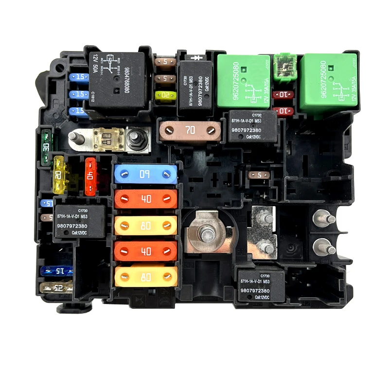 

Fuse Box Relays Engine Test Terminal Circuit Board Cable Car Electrical Accessories Used for Peugeot 308 508 Citroen C5 C-ELYSEE