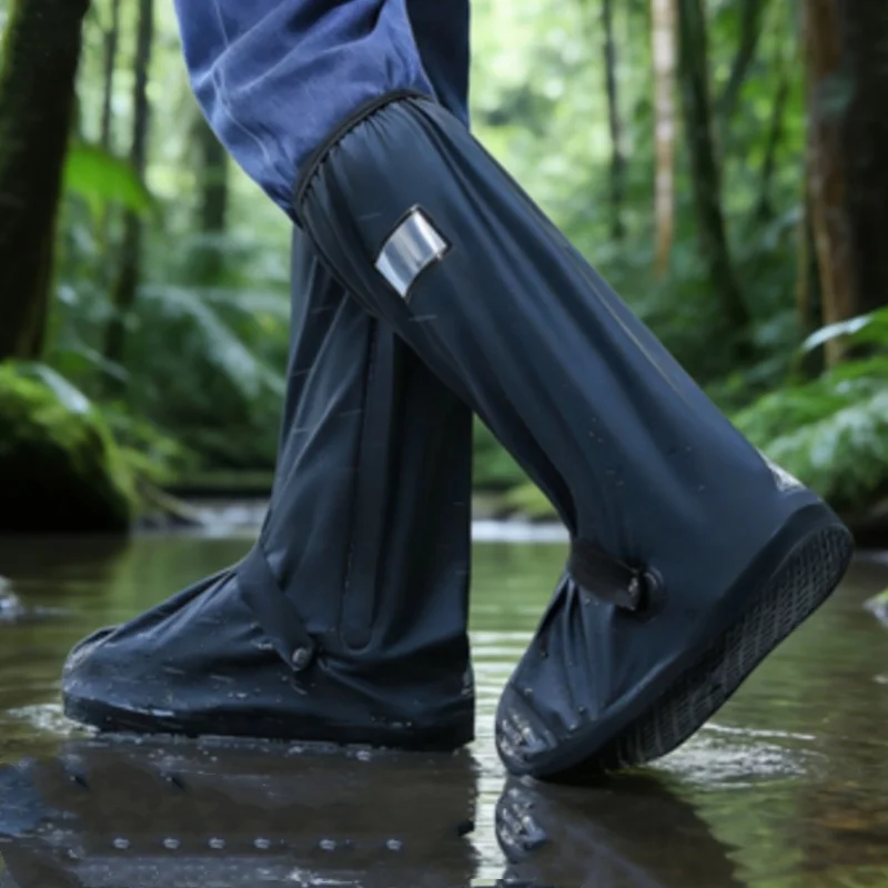 -capa-de-sapato-impermeavel-antiderrapante-de-cano-alto-s-xxl-reutilizavel-para-ciclismo-e-caminhada-protetor-de-calcado-para-chuva-e-lama