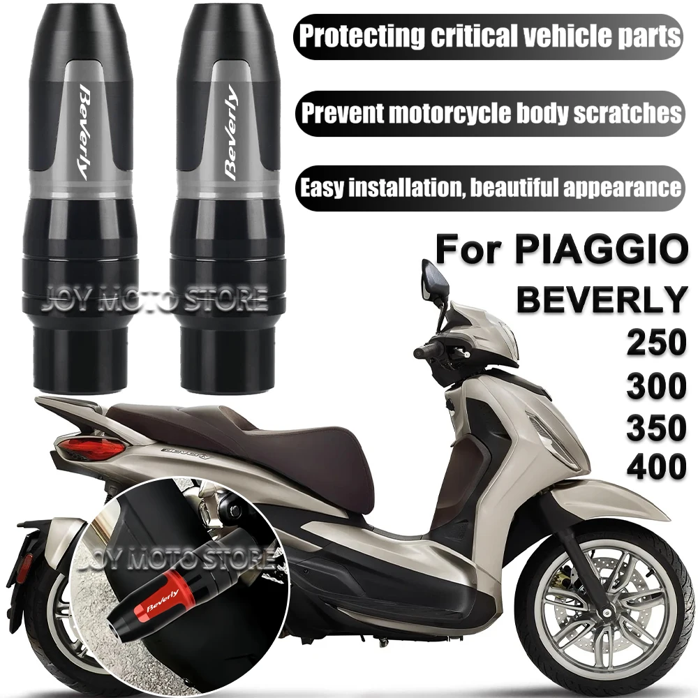 

For Piaggio Beverly 250 300 350 400 Motorcycle CNC Accessoires Falling protection Exhaust Slider Crash