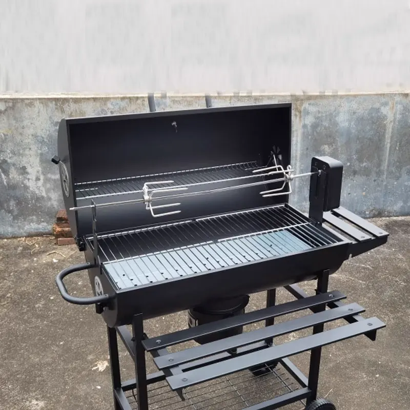 Barbecue Grill Courtyard Villa Charcoal Grill, Outdoor Grill, American Style BBQ Grill for 5 People