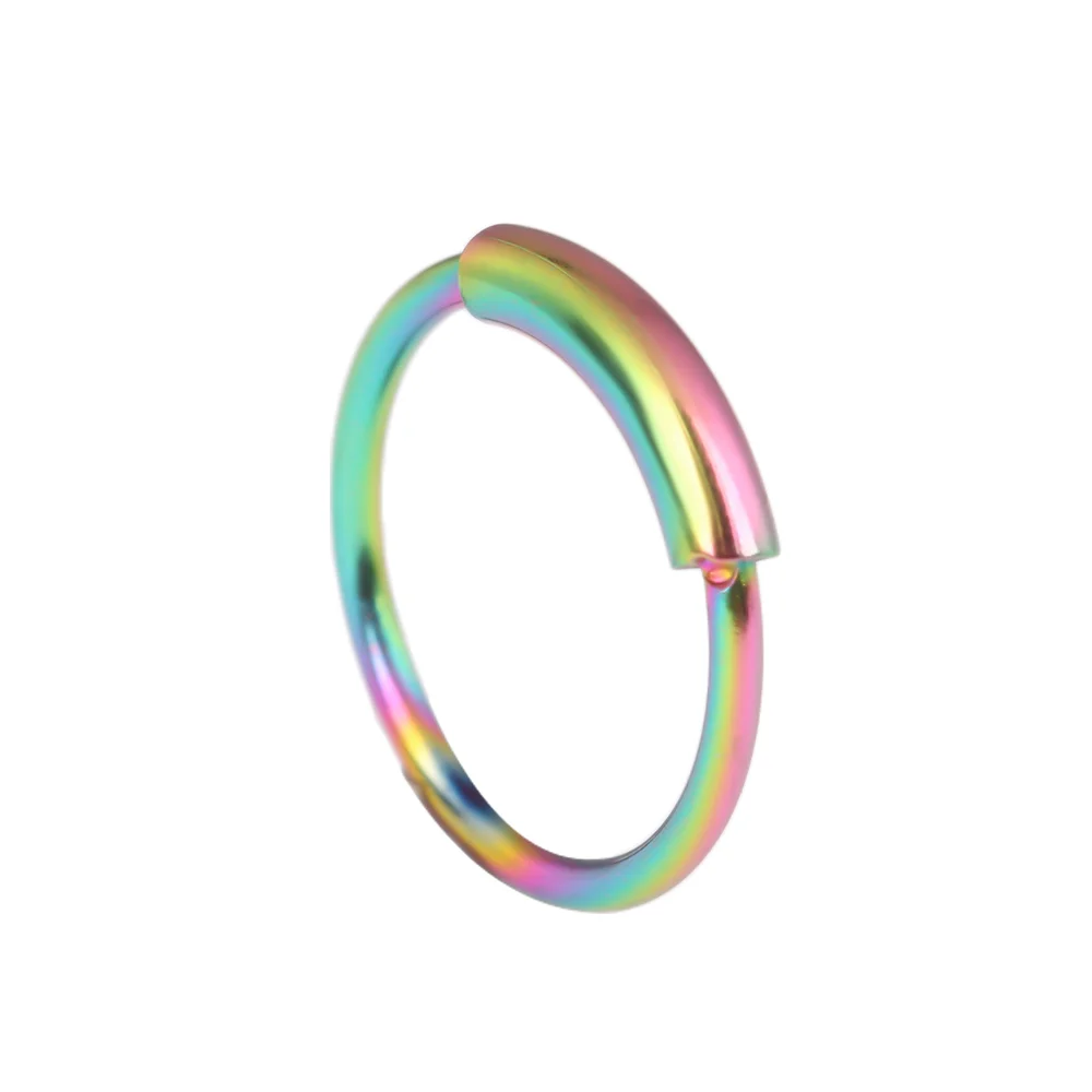Stainless Steel Surgical Ear Piercing Ear Hoop Cartilage Helix Body Piercing Nose ring Jewelry Fashion Accessories