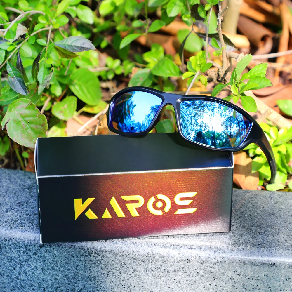 

KAROS Polarized Fishing Sunglasses Men Classic Driving Outdoor Sports Cycling Running Goggles UV400 Tackle Eyewear