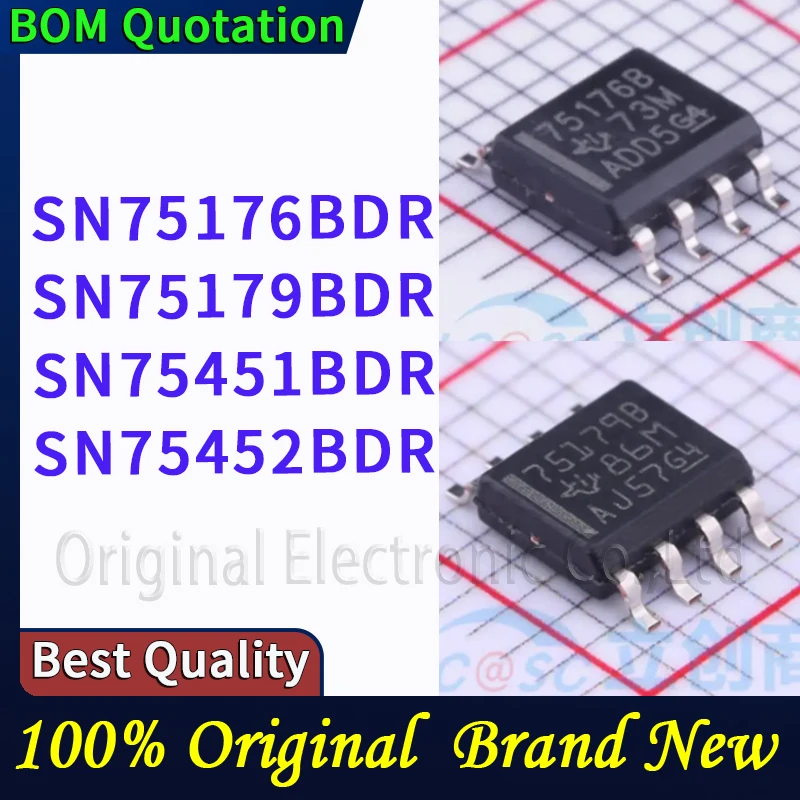

5pcs/lot SN75176BDR SN75179BDR SN75451BDR SN75452BDR In stock Original High quality