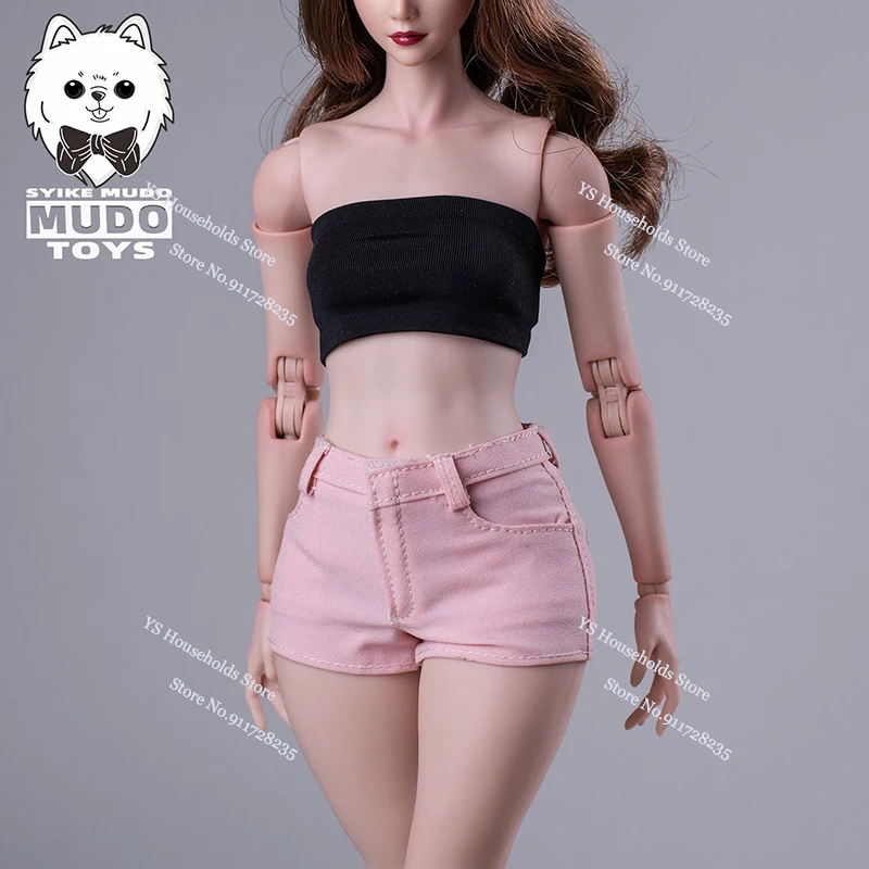 CTC-005 1/6 Vrouwelijke Soldaat Korte Hot Shorts Zakken Ontwerp Denim Zomerbroek Accessoire Voor 12 "AT202 AT203 Sport figuur Body
