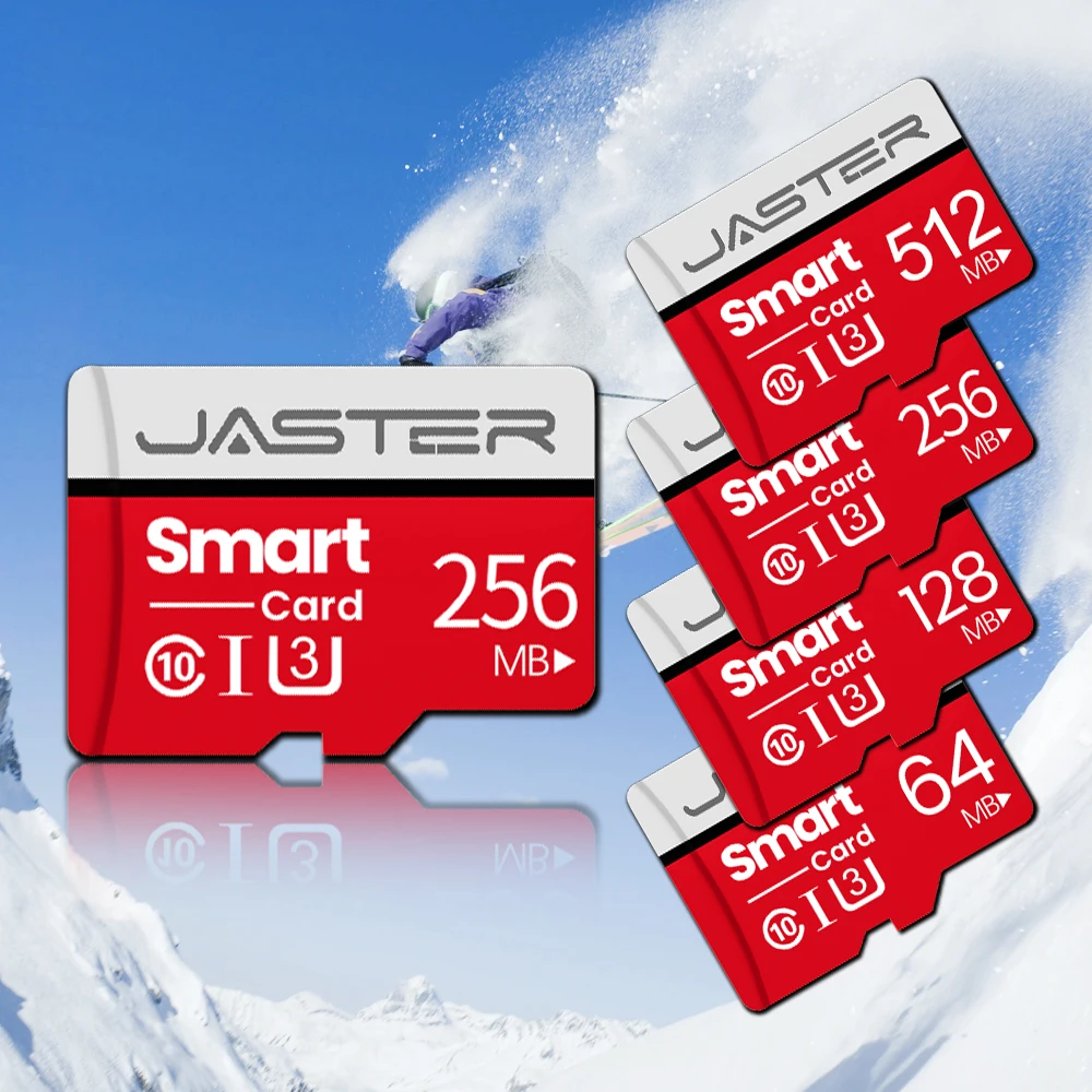 JASTER Genuine Small Capacity Smart TF Card 64MB 128MB 256MB 512MB, 100% Real Capacity, Compatible with Phones and Cameras